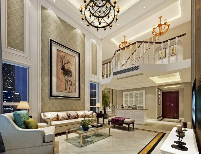 伴山一號紫林園——226平米現(xiàn)代美式大宅裝修